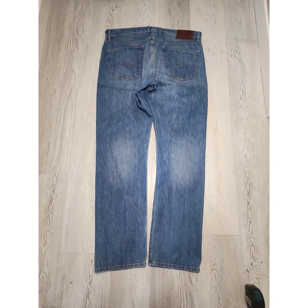 Lucky Brand 121 Heritage White Oak Cone Selvedge Jeans 36x32 Made In US - Picture 2 of 15
